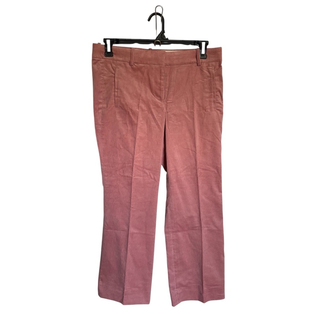 J. Crew 10 Pink Blush Corduroy Sammie Ankle Pants Grandmacore Corporate Casual